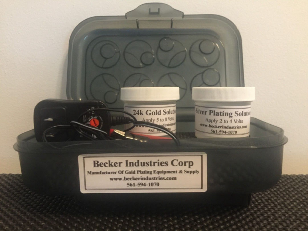 Combination 24K Gold Plating Kit, silver plating Kit, $89.00